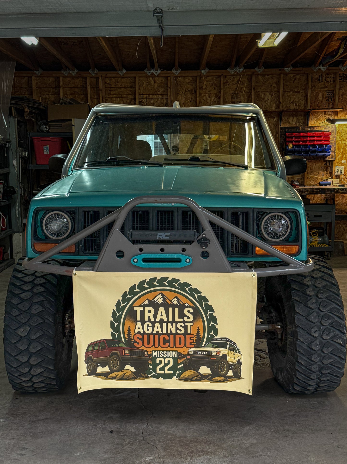 Trails Against Suicide & Mission 22 Banner V1