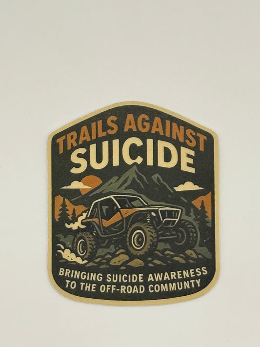 "Bringing Suicide Awareness To The Offroad Community" Sticker