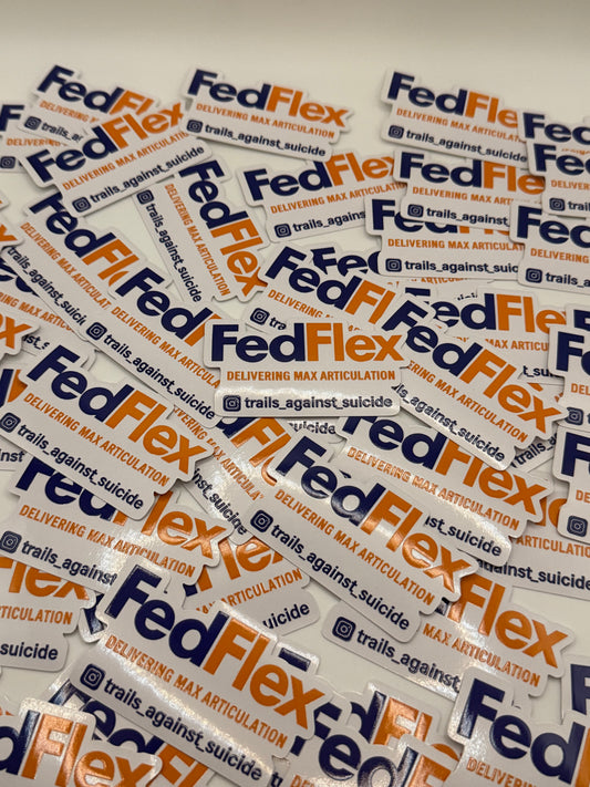 Embossed "FedFlex" Sticker.