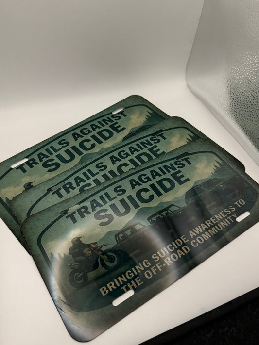 Trails "Bringing awareness to the off-road community" Vanity Plate