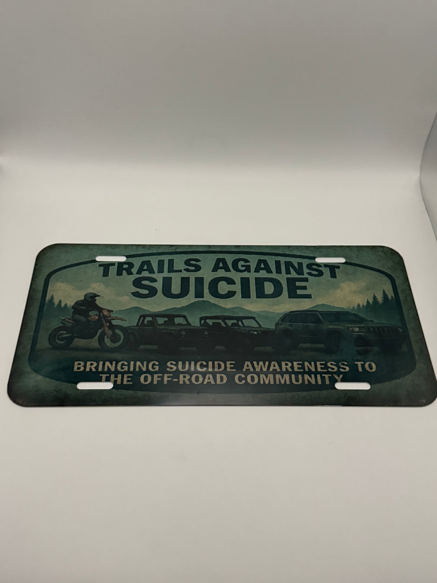 Trails "Bringing awareness to the off-road community" Vanity Plate