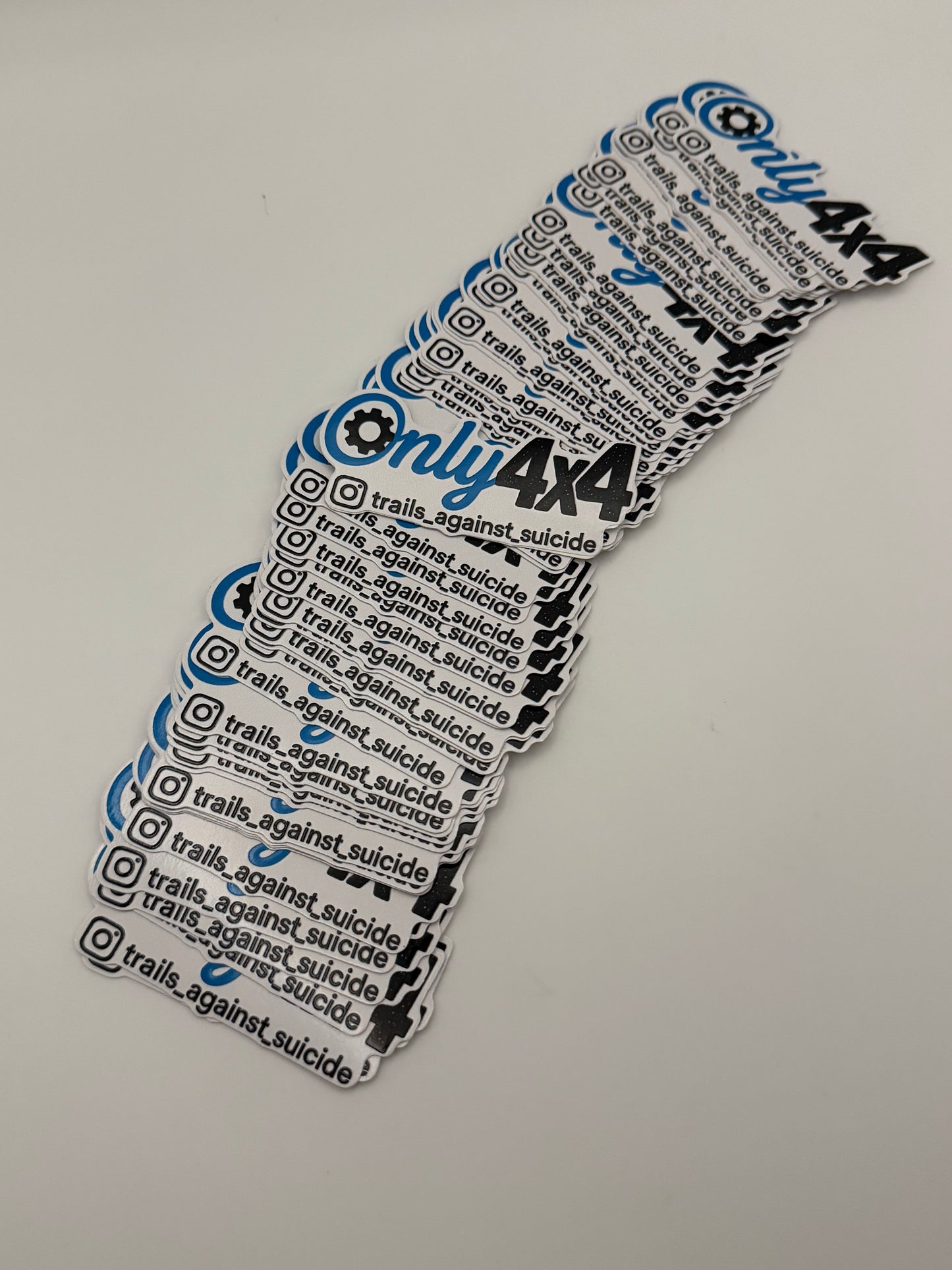 Embossed "Only4x4" Sticker