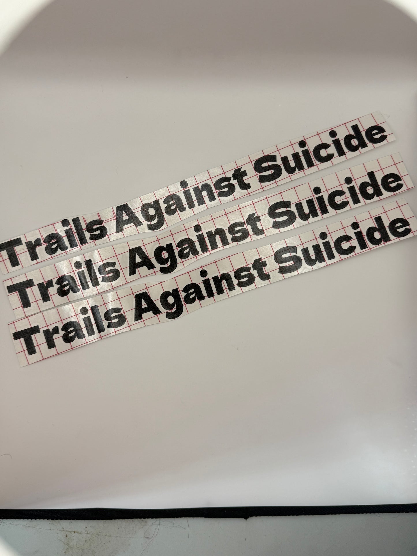 Trails Against Suicide 14'In Long Sticker