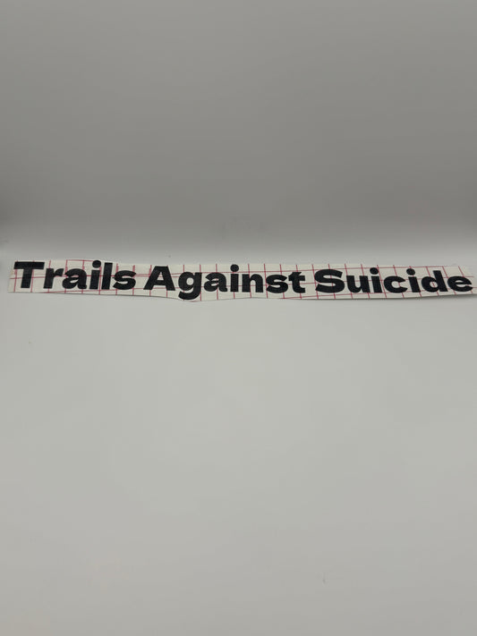 Trails Against Suicide 14'In Long Sticker