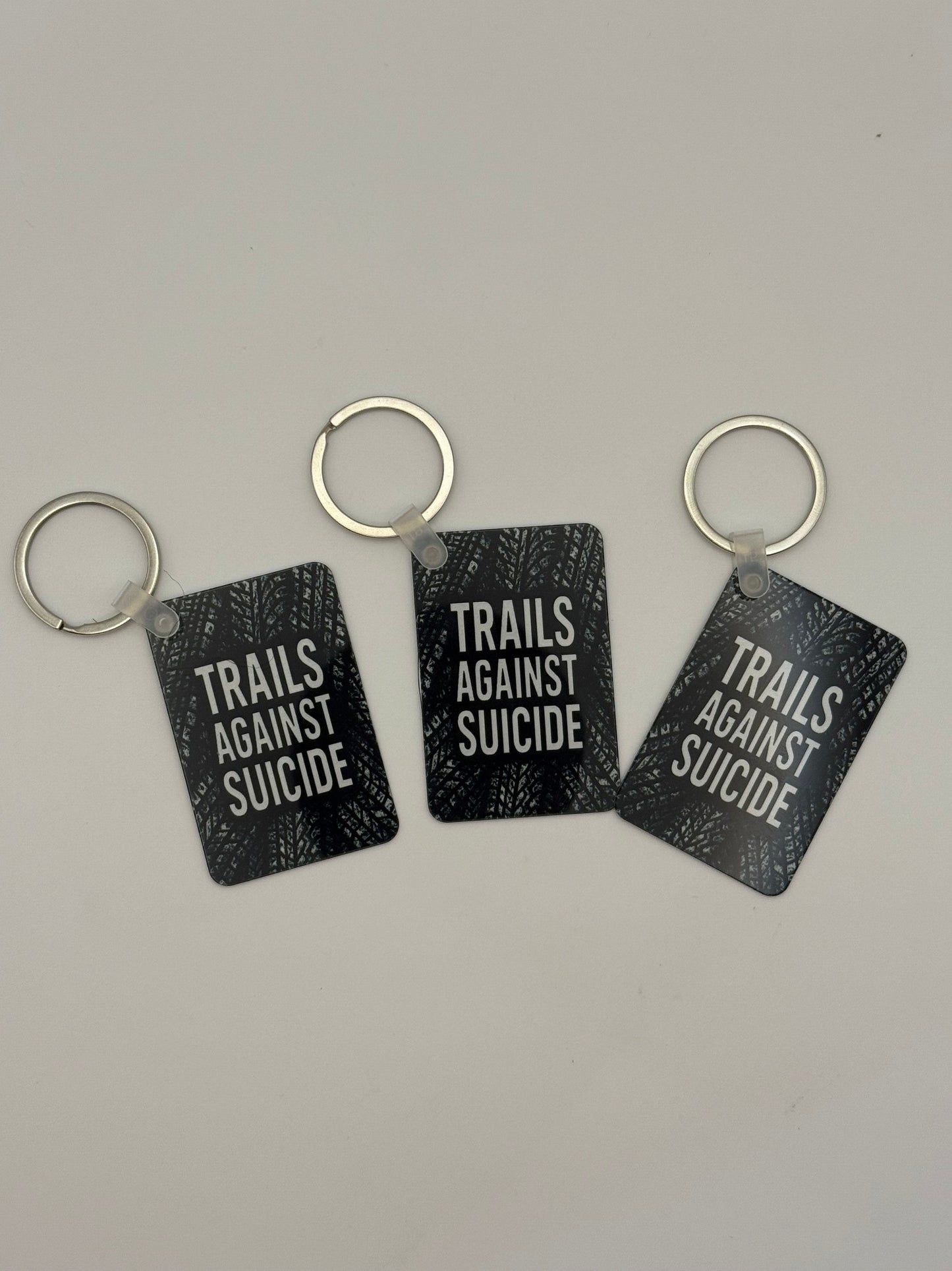 "Trails Tire Tread" Keychains
