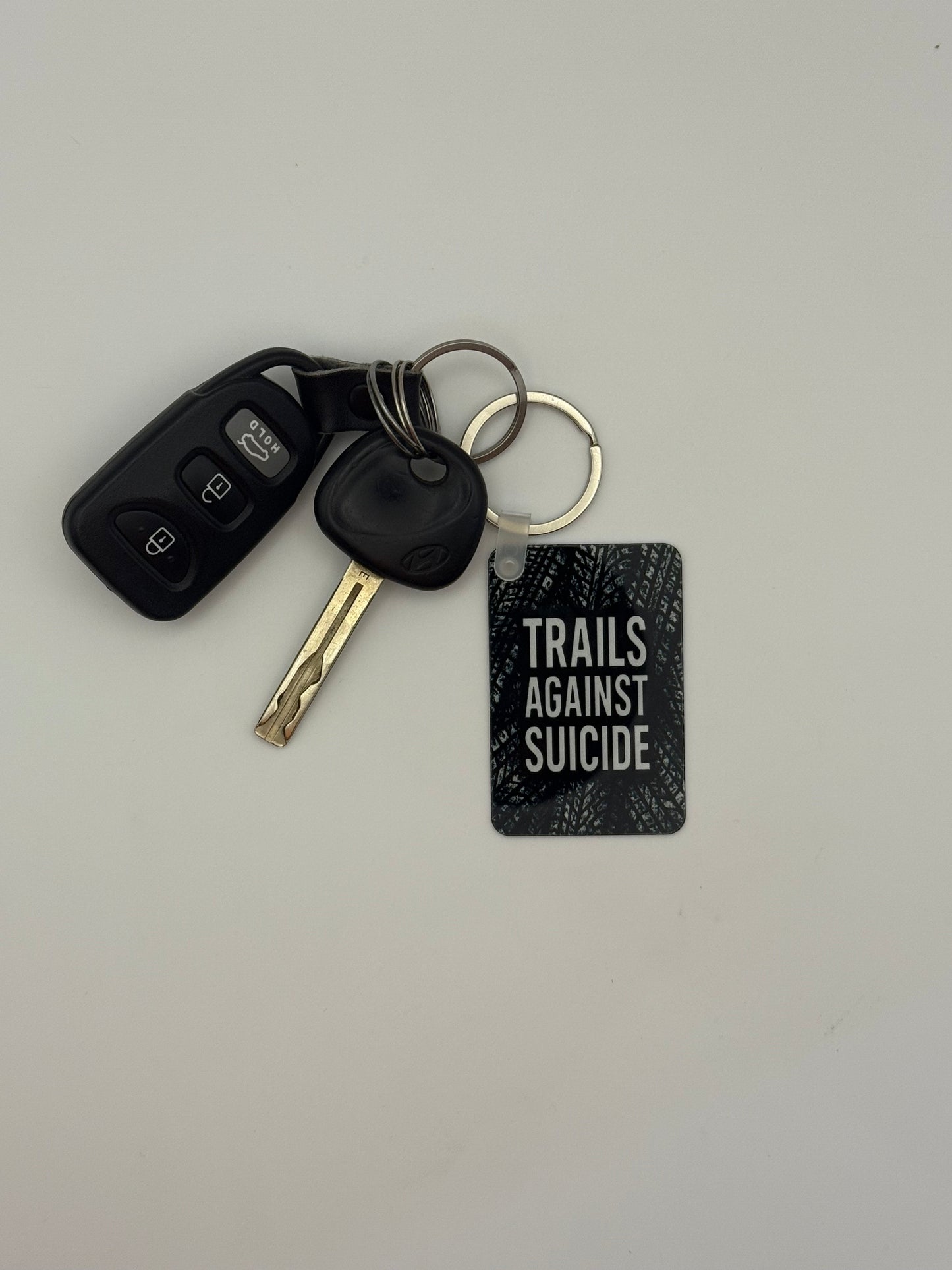 "Trails Tire Tread" Keychains