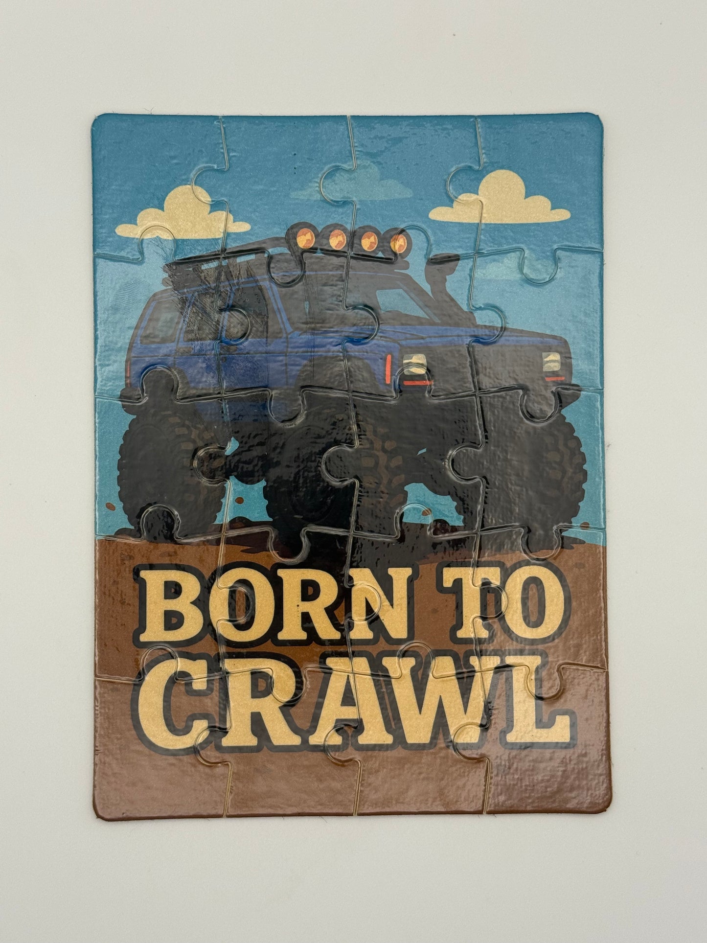 "Born To Crawl XJ" (20 Piece Puzzle).