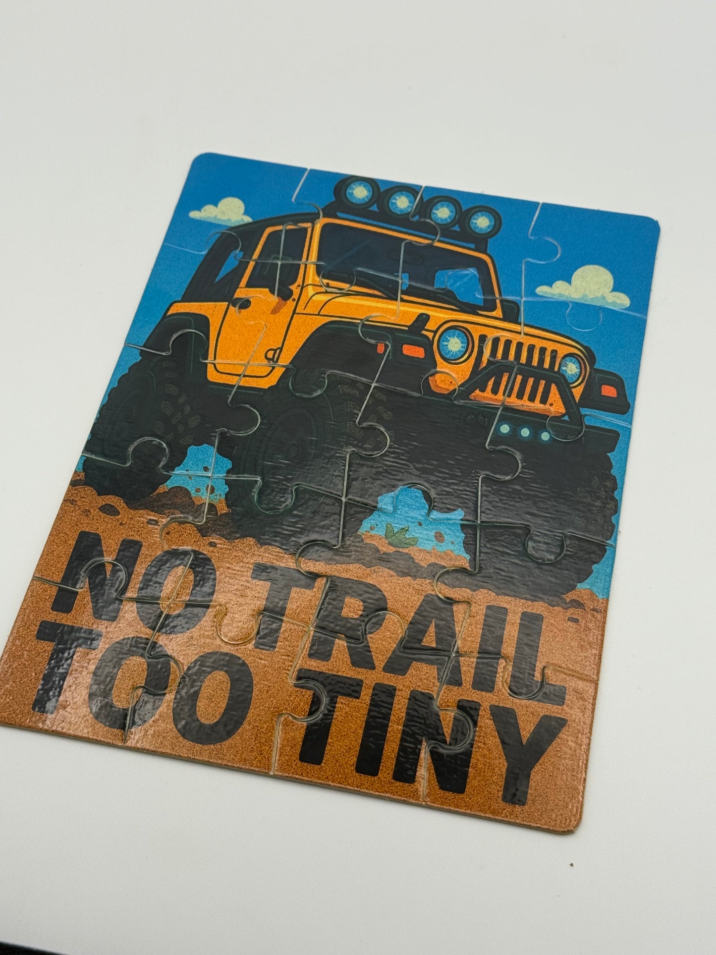 "No Trail Too Tiny TJ" (20 Piece Puzzle)