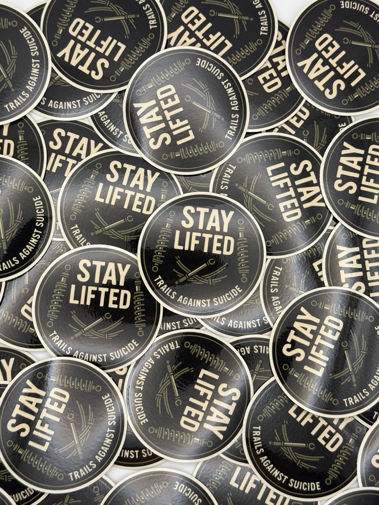 "Stay Lifted" Sticker.