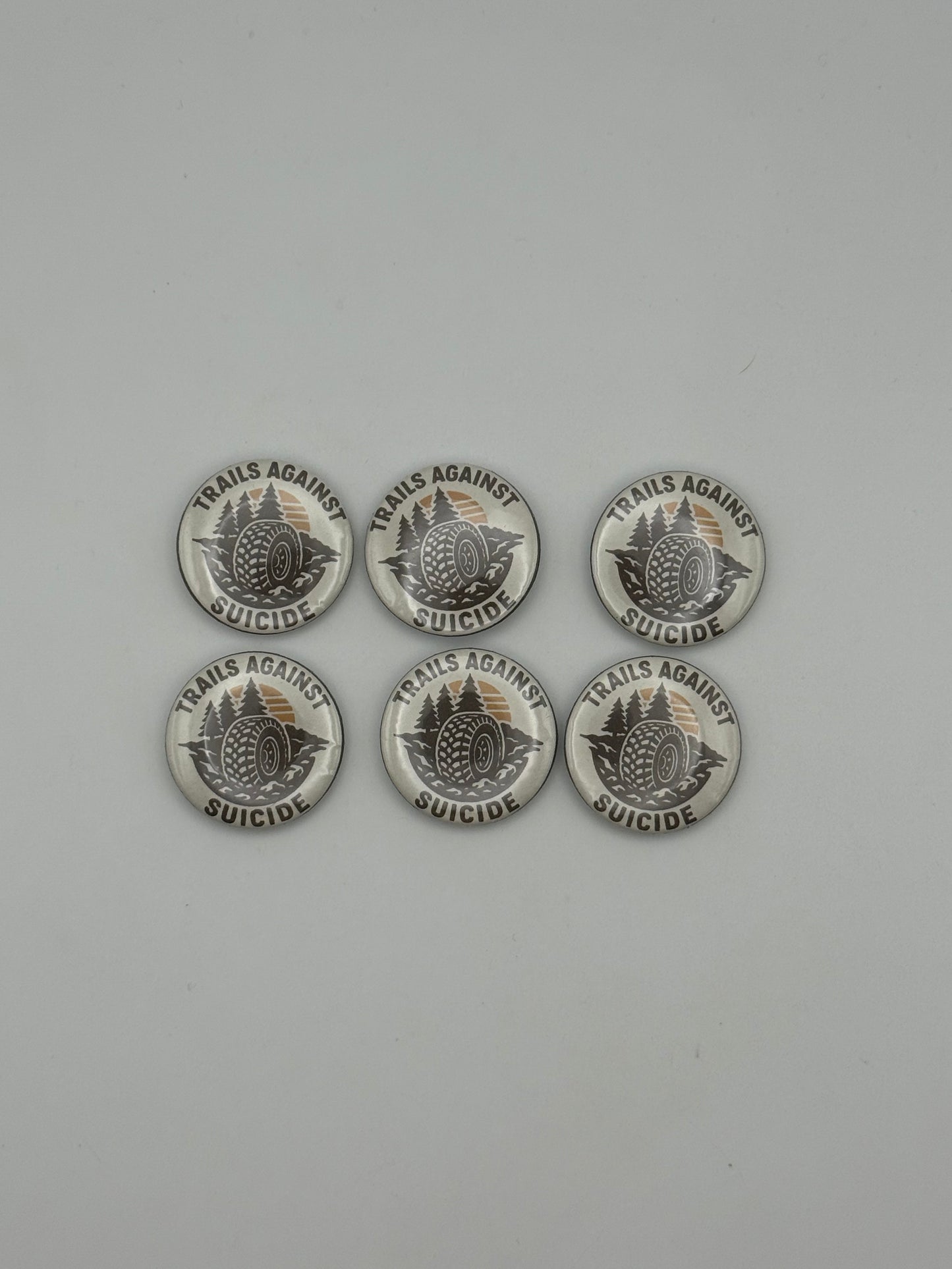 Trails Against Suicide Classic Button 1’