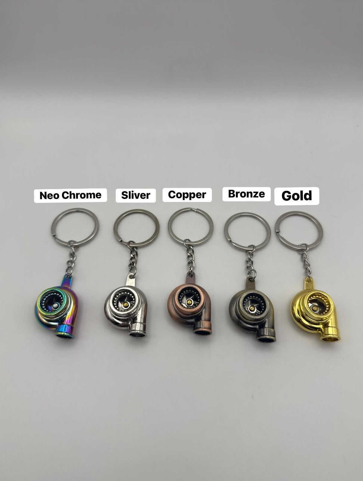 Mini Turbo Keychains.
