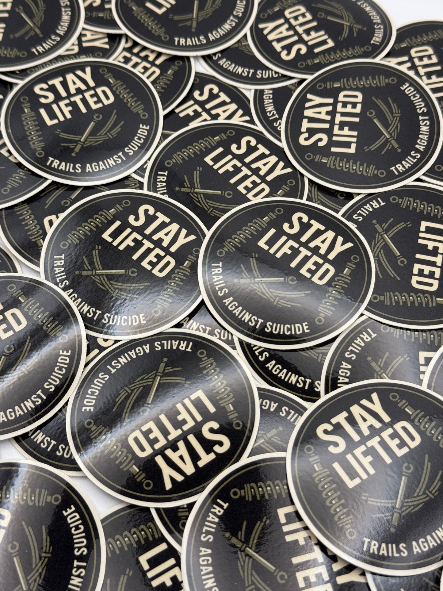 "Stay Lifted" Sticker.