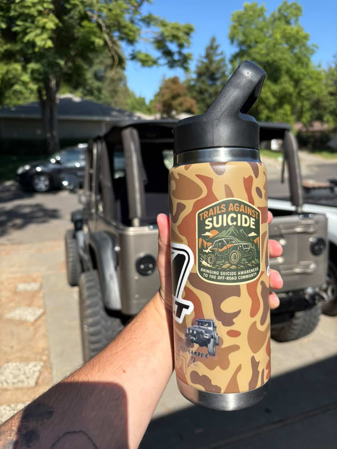 "Bringing Suicide Awareness To The Offroad Community" Sticker