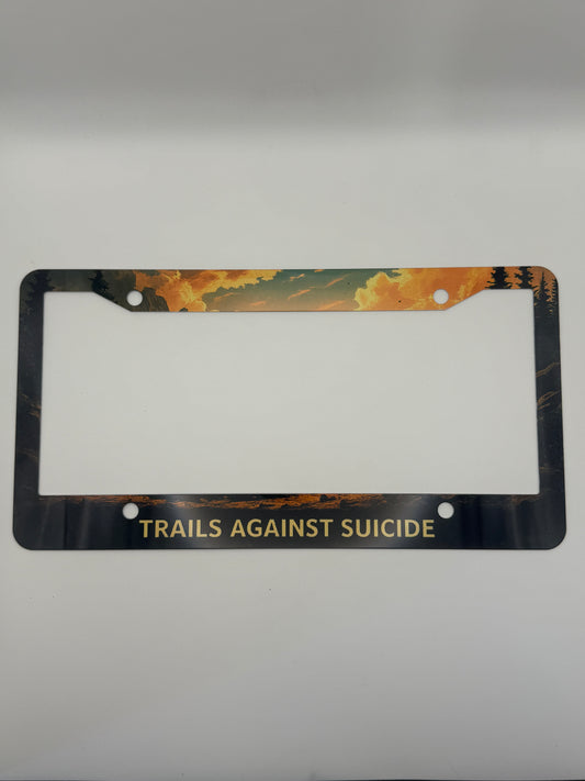 TAS Sunset License Plate Frame.