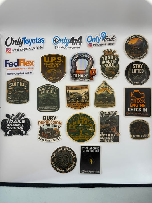 Random 3-Pack Sticker Bundle.