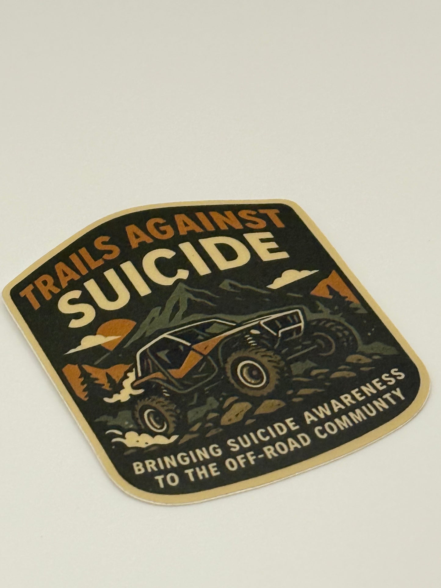 "Bringing Suicide Awareness To The Offroad Community" Sticker