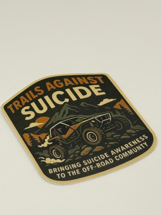 "Bringing Suicide Awareness To The Offroad Community" Sticker