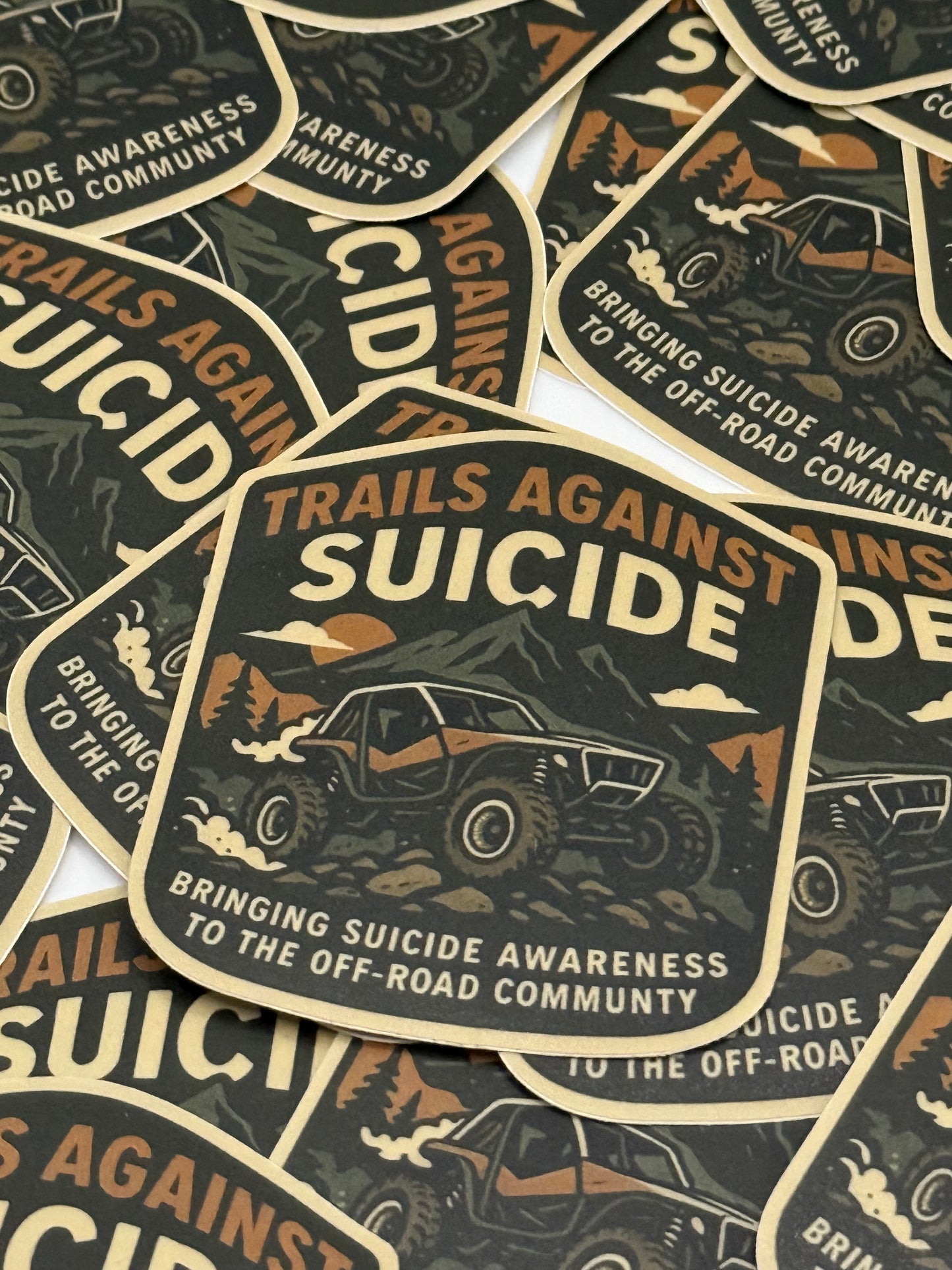"Bringing Suicide Awareness To The Offroad Community" Sticker