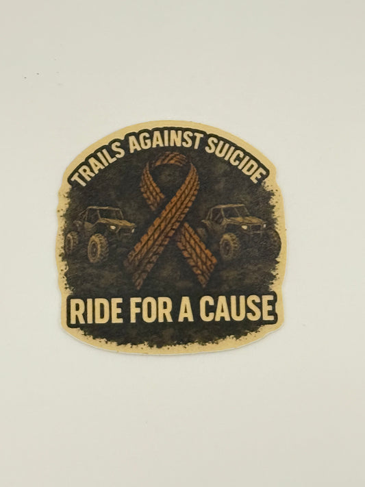 "Ride For A Cause" Stickers