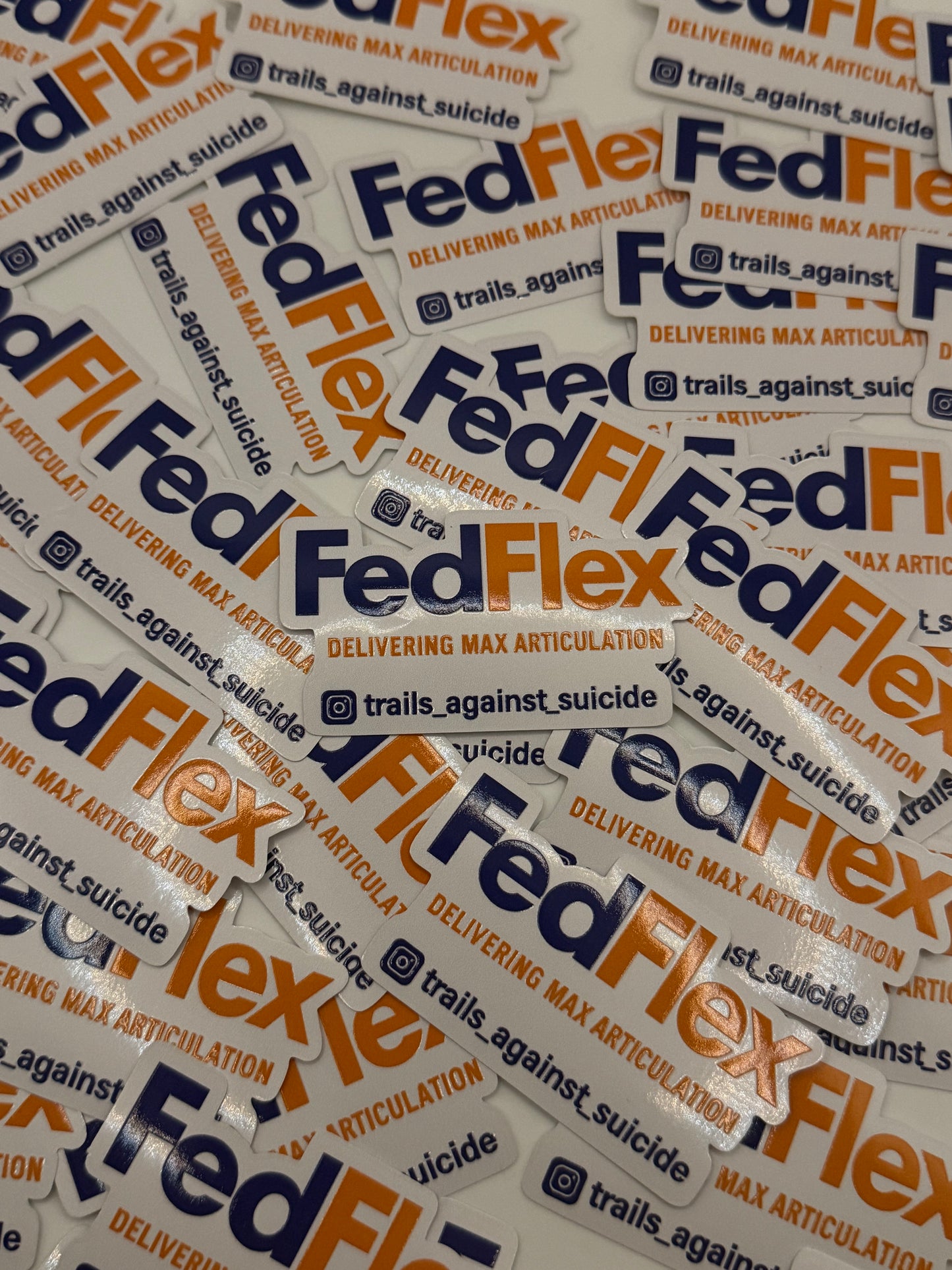 Embossed "FedFlex" Sticker.