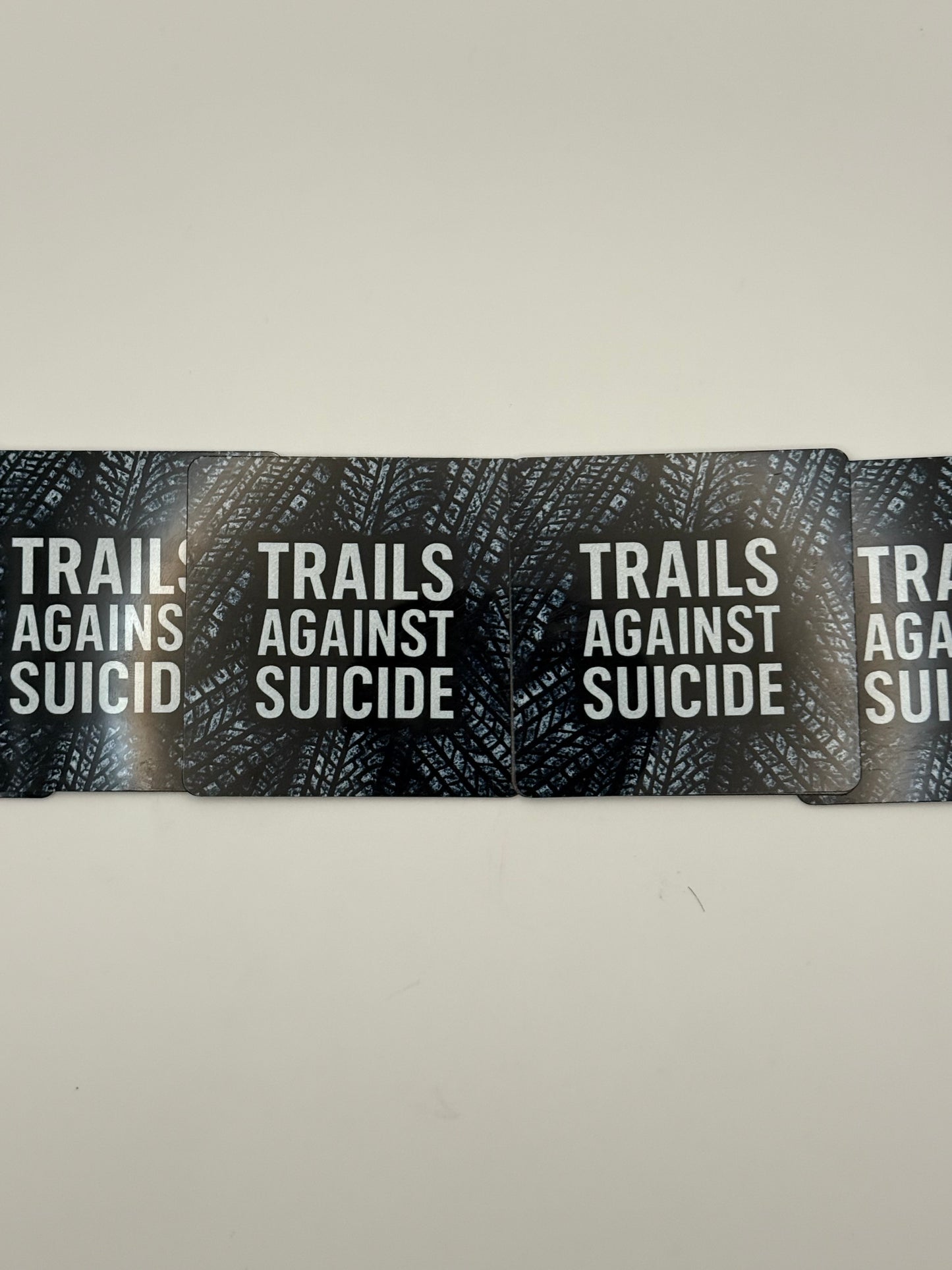 "Trails Tire Tread" 3X3 Square Magnet