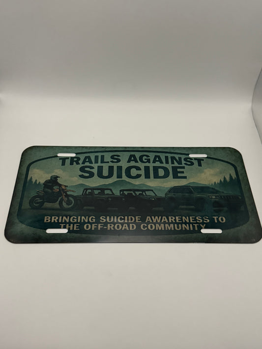 Trails "Bringing awareness to the off-road community" Vanity Plate