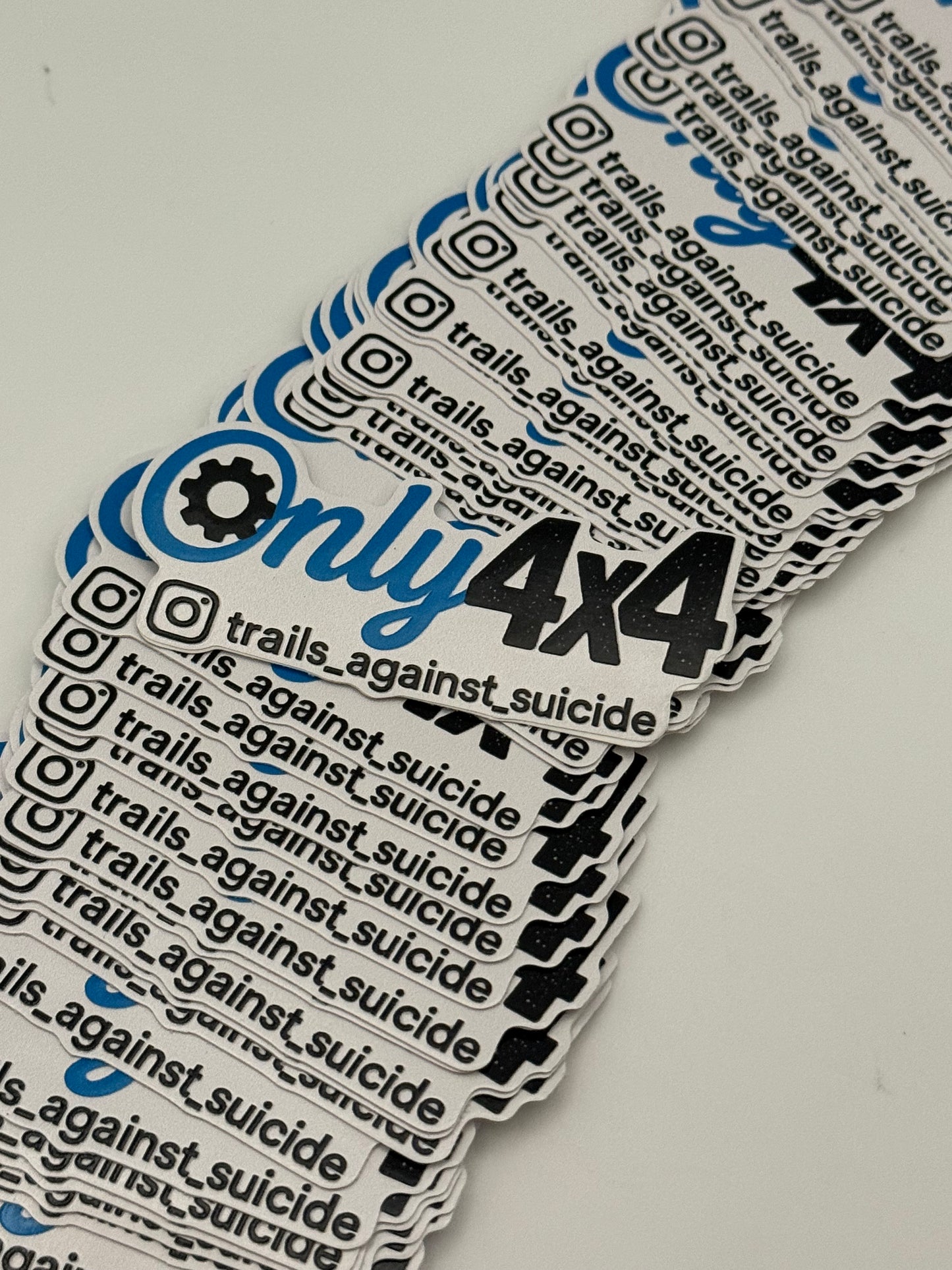Embossed "Only4x4" Sticker