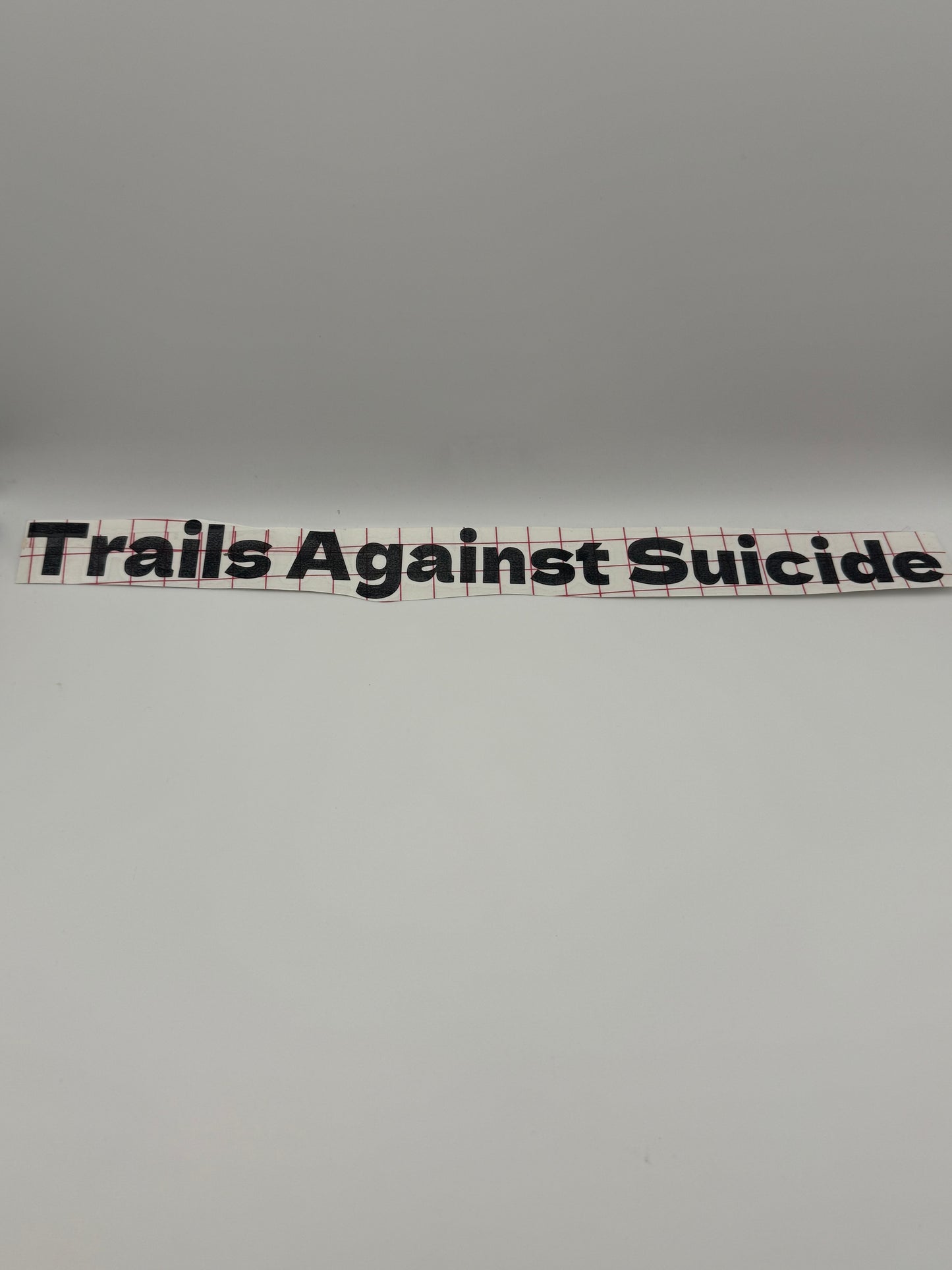 Trails Against Suicide 14'In Long Sticker