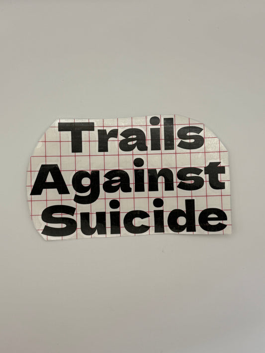 Trails Against Suicide Side Window Decal