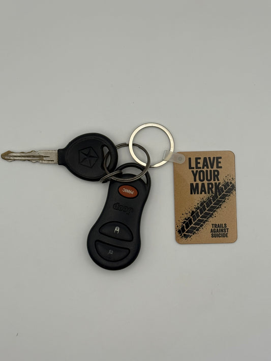 "Leave Your Mark" Keychains