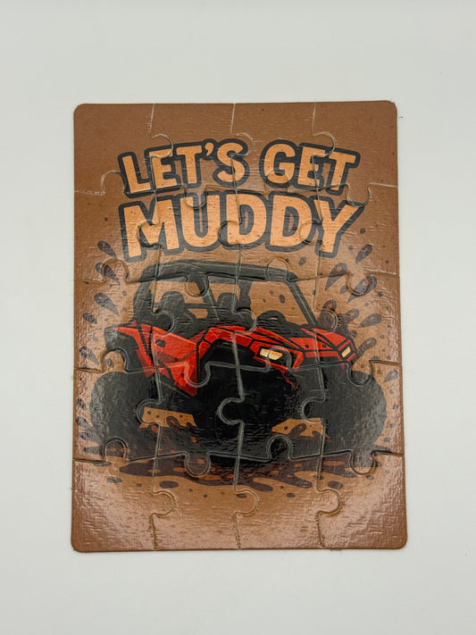"Lets Get Muddy SXS" (20 Piece Puzzle)