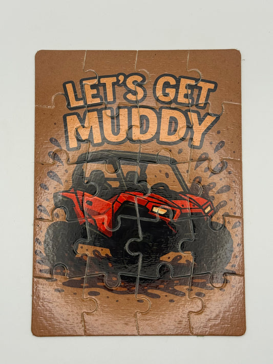 "Lets Get Muddy SXS" (20 Piece Puzzle)