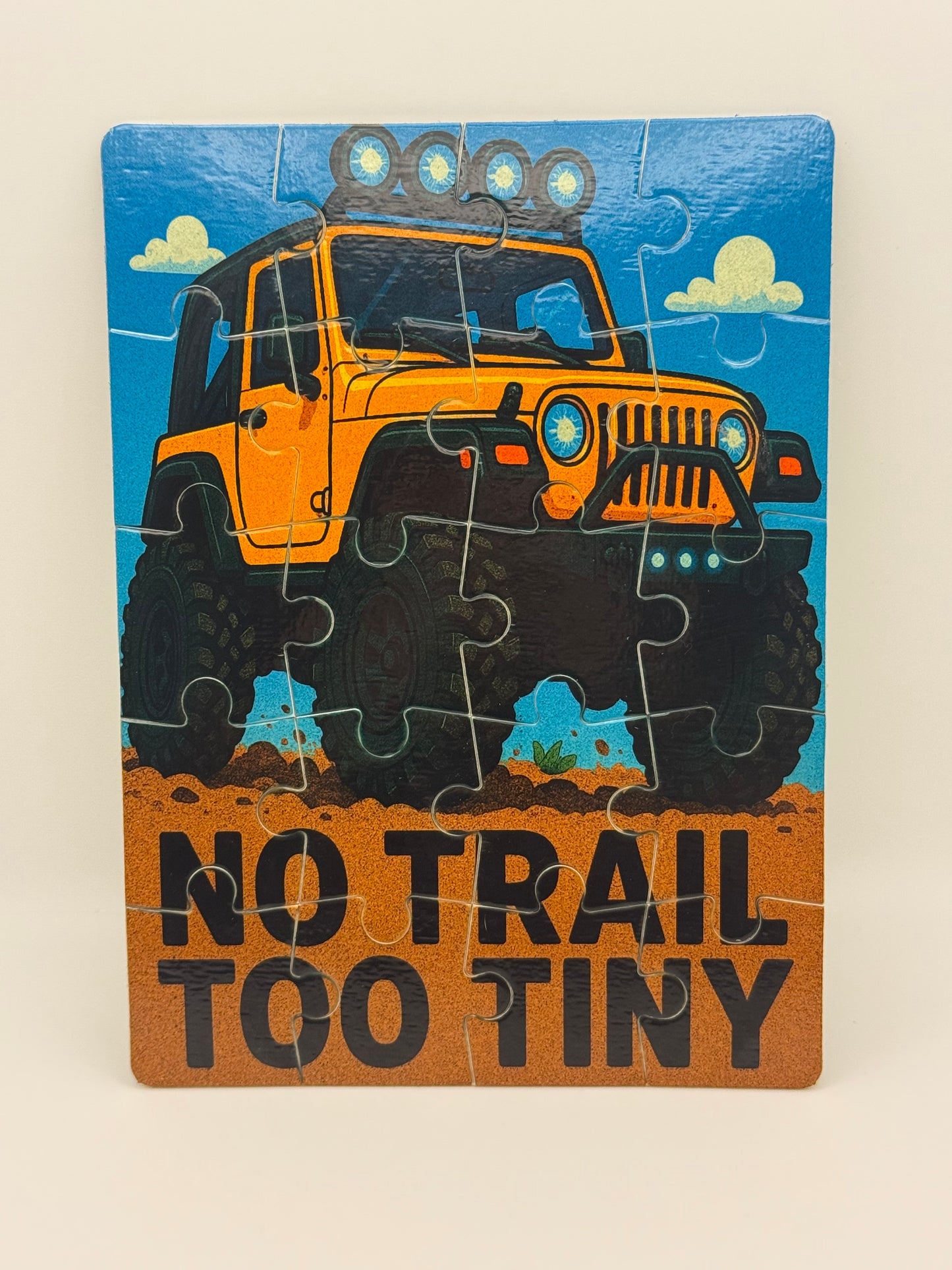 "No Trail Too Tiny TJ" (20 Piece Puzzle)