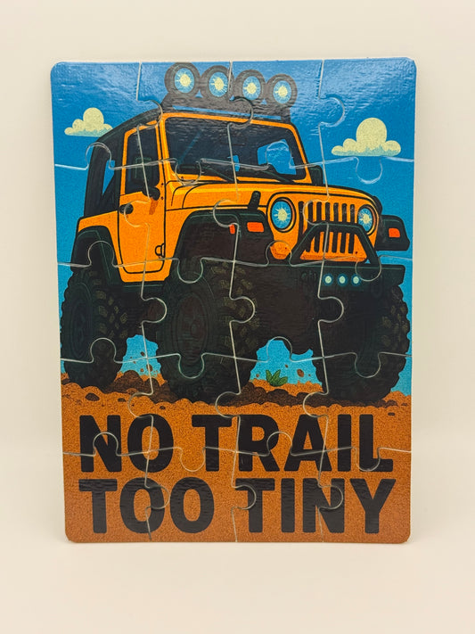 "No Trail Too Tiny TJ" (20 Piece Puzzle)