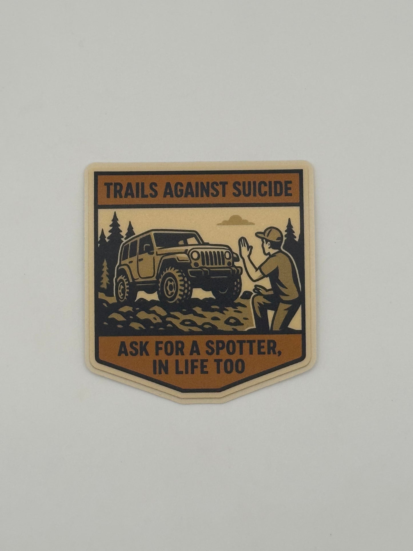 "Ask For A Spotter In Life Too" Sticker.