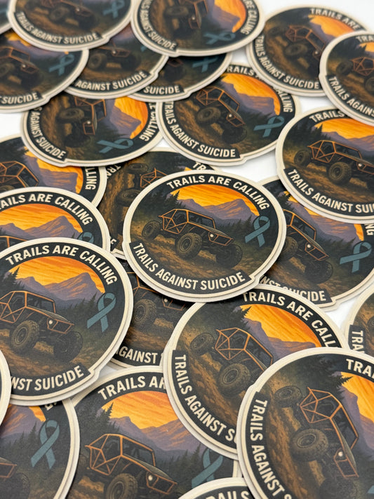 "Trails Are Calling" Sticker.